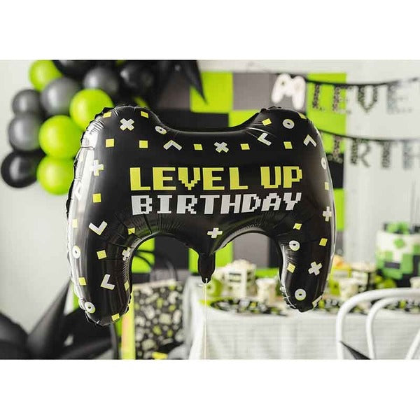 Level Up Birthday Game Controller Balloon I Gamer Party Decorations I My Dream Party Shop UK