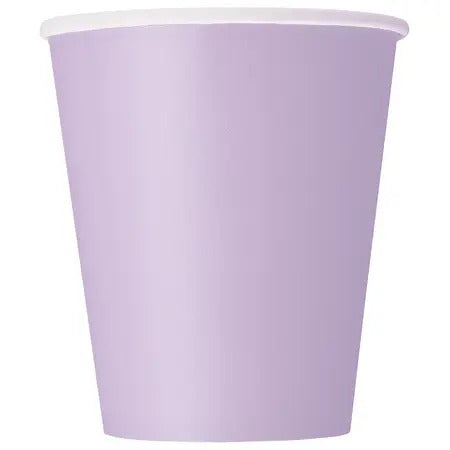 Lilac Paper Cups 14 Pack I Lilac Party Decorations I My Dream Party Shop UK
