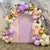 Lilac and Pink First Holy Communion Balloon Arch Backdrop Ruislip I My Dream Party Shop