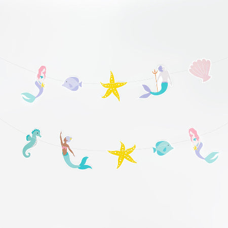 Mermaid Party Garland I Mermaid Party Decorations I My Dream Party Shop UK