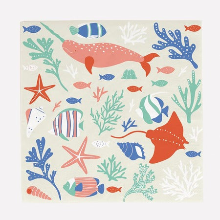 Mermaid Party Napkins I Mermaid Party Decorations I My Dream Party Shop UK