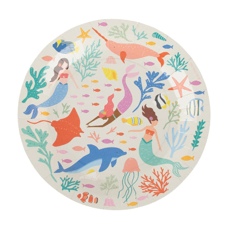 Mermaid Party Plates I Mermaid Party Decorations I My Dream Party Shop UK