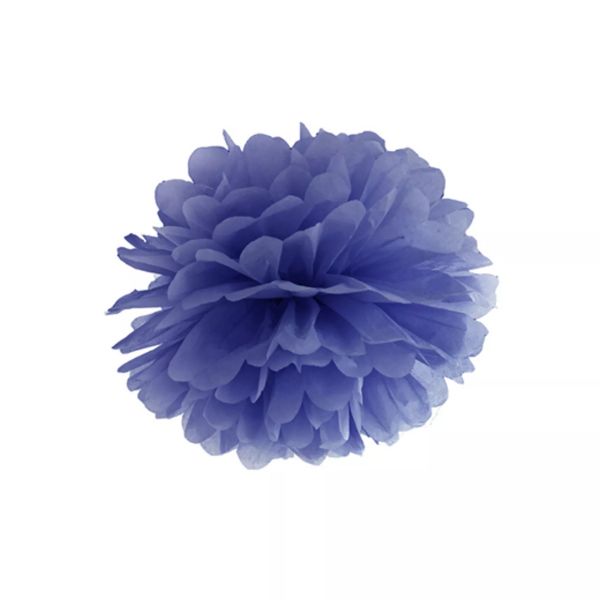 Navy Blue Tissue Pom Pom I Paper Party Decorations I My Dream Party Shop UK