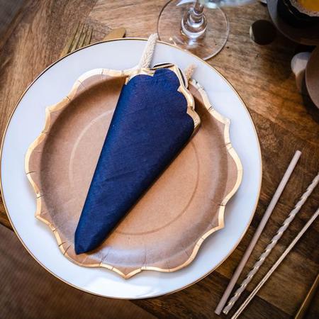 Navy and Gold Party Napkins I Navy and Gold Party Decorations I My Dream Party Shop UK