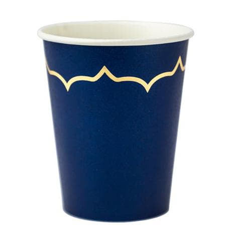 Navy and Gold Party Cups I Navy and Gold Party Supplies I My Dream Party Shop UK