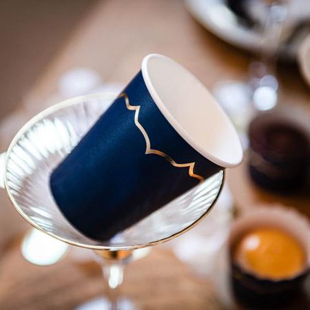 Navy and Gold Luxe Party Cups I Navy and Gold Party Tableware I My Dream Party Shop UK
