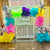 Neon Disco Balloon Arch Backdrop I Balloon Backdrops Ruislip I My Dream Party Shop