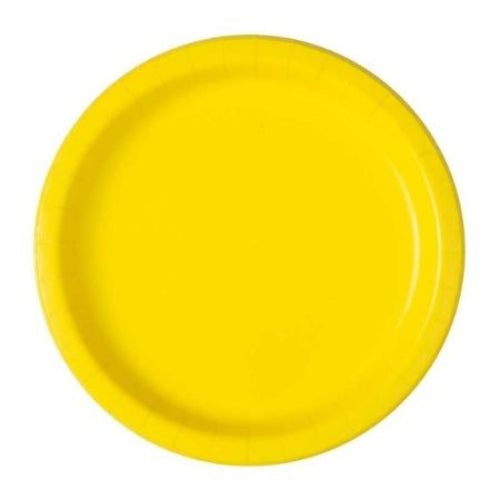 Neon Yellow Plates I Yellow Party Supplies I My Dream Party Shop UK