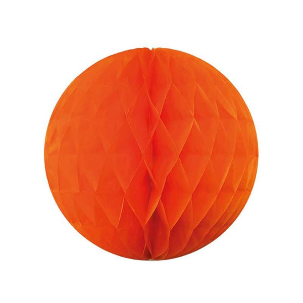 Orange Honeycomb Ball 30 cm I Orange Party Supplies I My Dream Party Shop UK