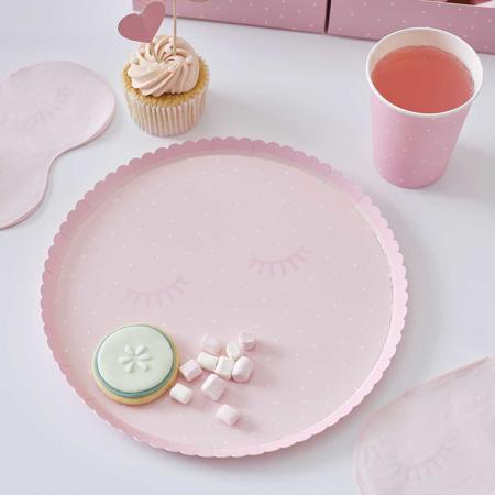 Pink Pamper Party Plates I Pamper Party Supplies I My Dream Party Shop UK