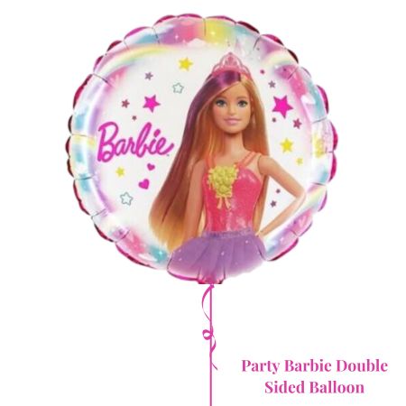 Barbie store helium balloon