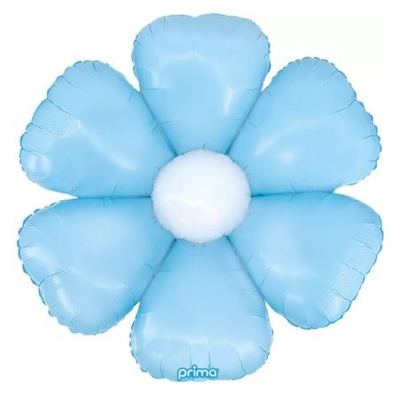 Pastel Blue Daisy Foil Balloon I Flower Party Decorations I My Dream Party Shop UK