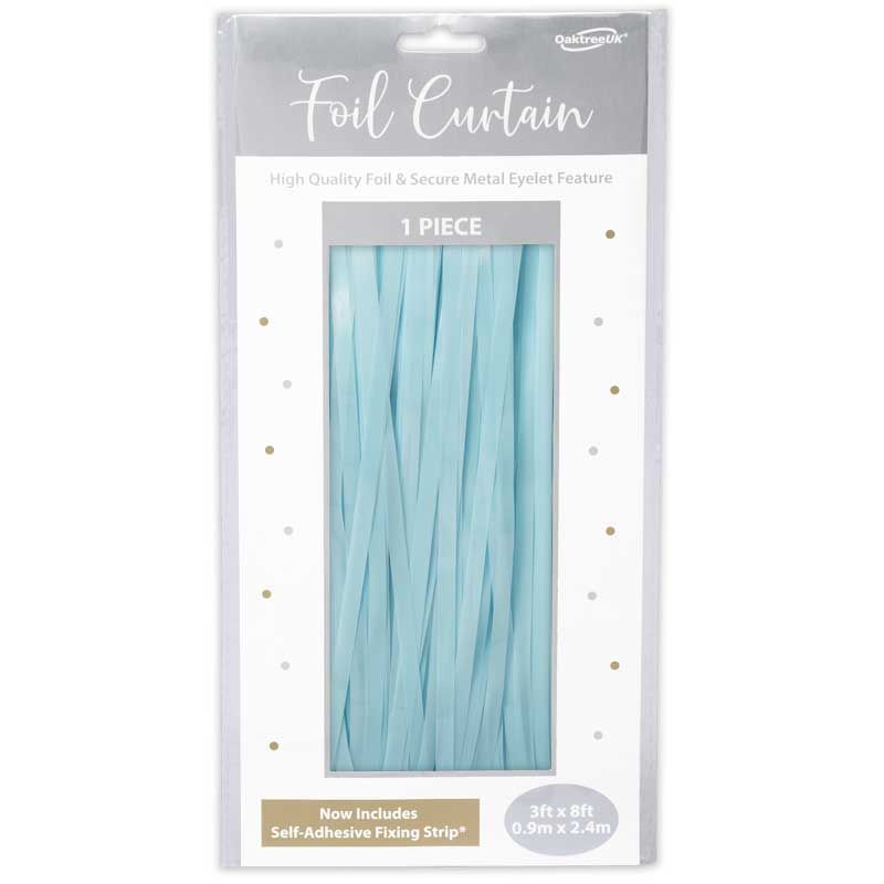 Pastel Blue Curtain Backdrop I Baby Shower Decorations I My Dream Party Shop UK