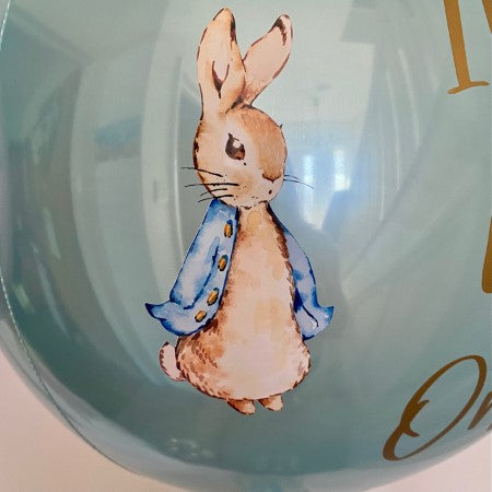 Peter Rabbit With Balloon Image Personalised Peter Rabbit Orbz I 1st Birthday Balloons Ruislip - My ...