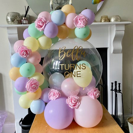 Pastel Bubble Hug I Personalised Balloon Gifts Ruislip I My Dream Party Shop