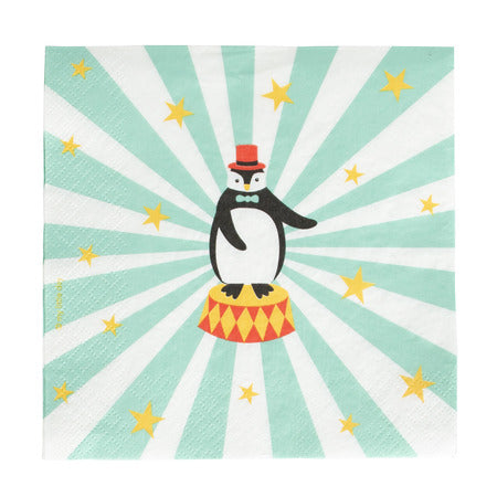Pastel Striped Circus Party Napkins I Circus Party Decorations I My Dream Party Shop UK