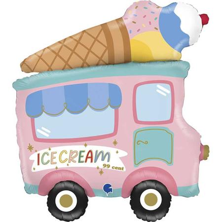 Pastel Ice Cream Van Party Balloon I Ice Cream Party Supplies I My Dream Party Shop UK