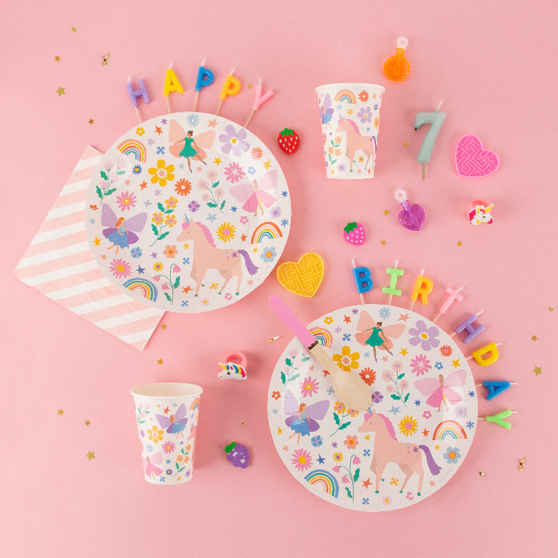 Pastel Unicorn Party Plates I Unicorn Party Decorations I My Dream Party Shop UK