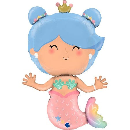 Pastel Mermaid Balloon I Mermaid Party Decorations I My Dream Party Shop UK