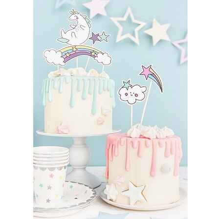 Make A Wish Unicorn Cake Toppers I Uniforn Party Decorations I My Dream Party Shop