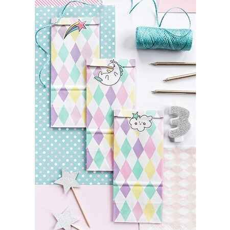 Pastel Unicorn Treat Bags I Unicorn Party Decorations I My Dream Party Shop UK