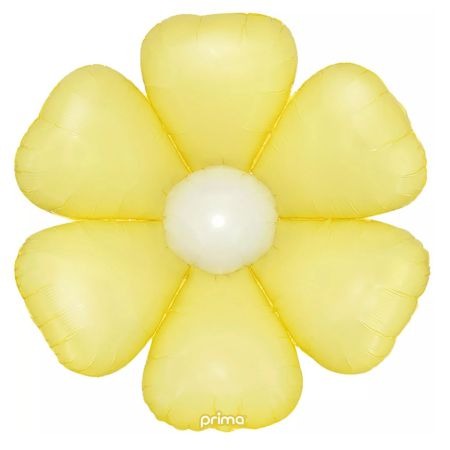 Pastel Yellow Daisy Foil Balloon I Summer Party Decorations I My Dream Party Shop UK