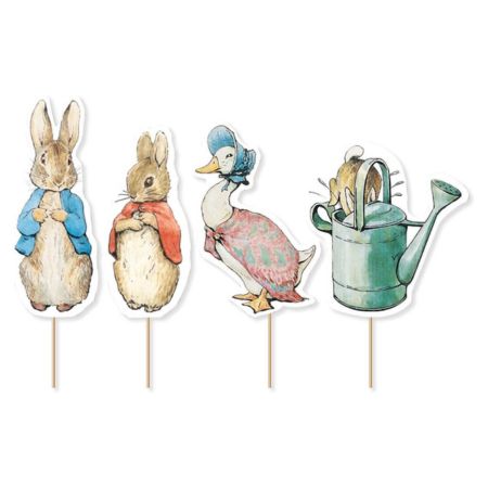 Peter Rabbit Classic Characters Cake Toppers I Peter Rabbit Party Supplies I My Dream Party Shop UK