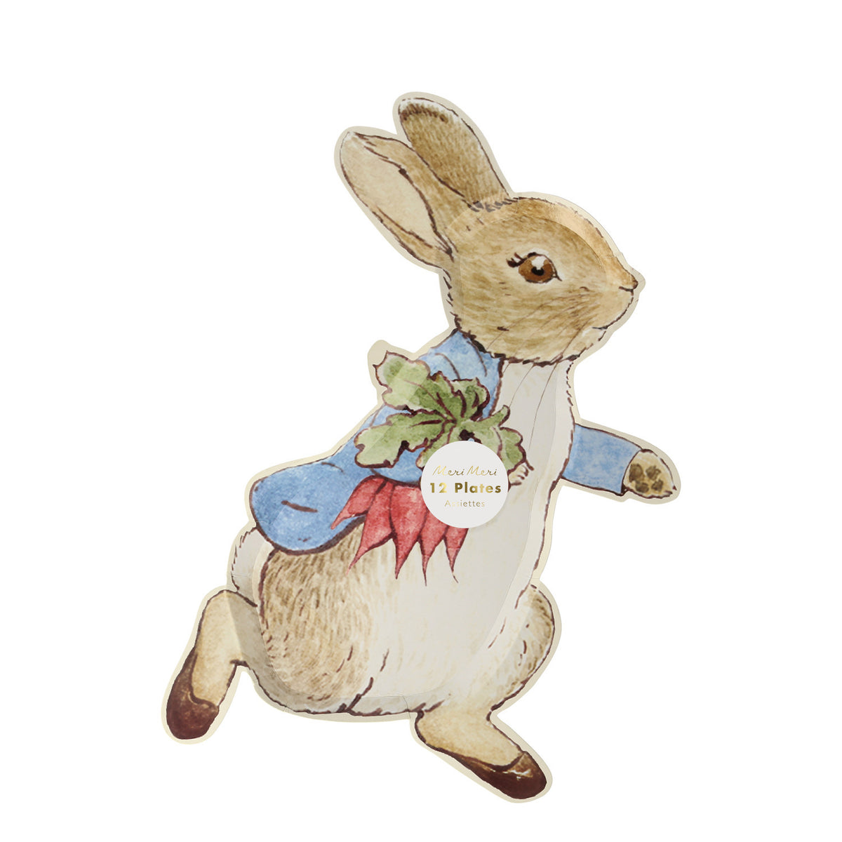 Peter Rabbit Shaped Plates I Peter Rabbit Party Supplies I My Dream Party Shop UK