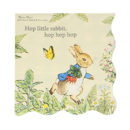Peter Rabbit In The Garden Small Napkins I Peter Rabbit Party Supplies I My Dream Party Shop UK