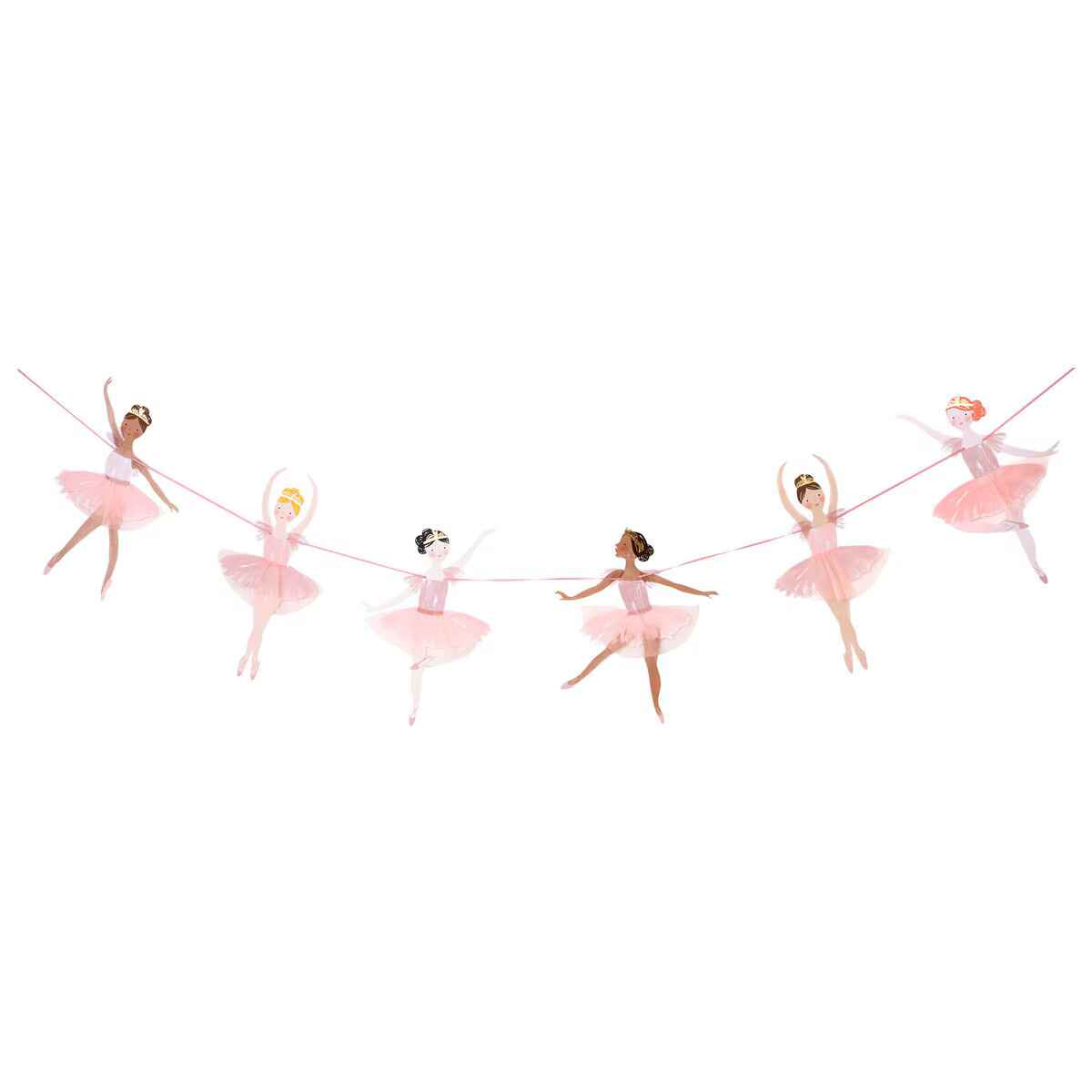 Pink Ballet Dancer Garland Meri Meri I Ballet Party Decorations I My Dream Party Shop UK