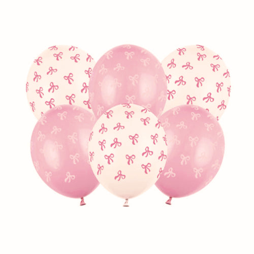 Pink Bow Latex Balloons I Pink Party Decorations I My Dream Party Shop UK