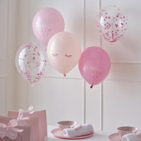 Pink Pamper Party Balloons I Pamper Party Decorations I My Dream Party Shop UK