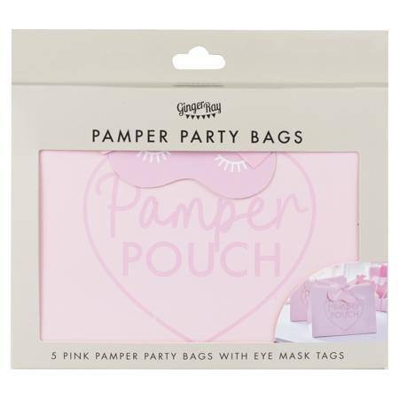 Pink Pamper Party Bags I Pamper Party Supplies I My Dream Party Shop UK