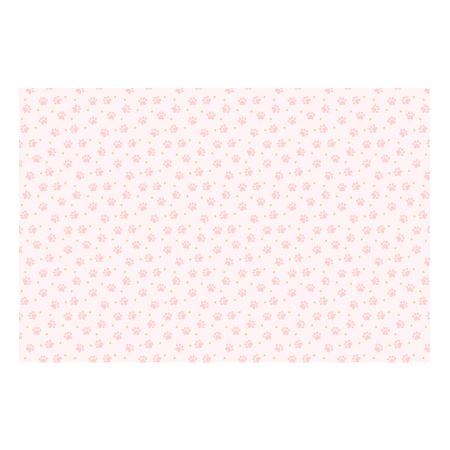 Pastel Pink Paws Tablecover I Pink Cat Party Supplies I My Dream Party Shop UK