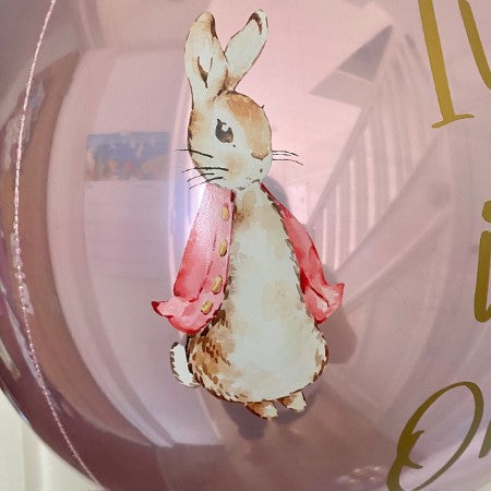 Pink Peter Rabbit Orbz Balloons I Helium 1st Birthday Balloons I My Dream Party Shop Ruislip