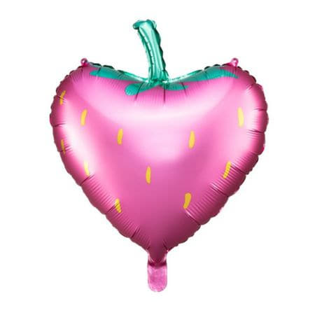 Pink Strawberry Foil Balloon I Berry First Birthday Party Supplies I My Dream Party Shop UK