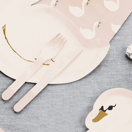 Pink Wooden Party Cutlery Set I Pink Party Decorations I My Dream Party Shop UK