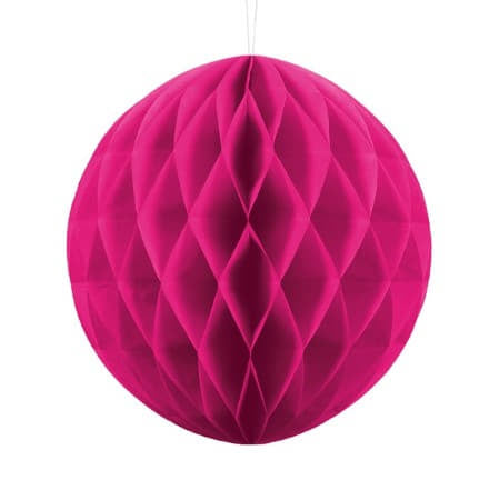 Dark Pink Honeycomb Ball Party Decoration I Pink Party Decorations I My Dream Party Shop I UK