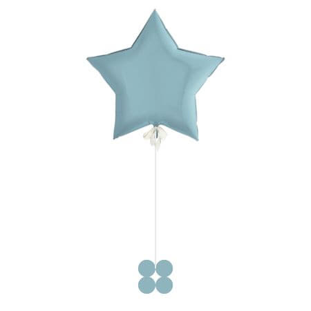 36 Inch Blue Star Balloon Helium Inflated I Helium Balloons Collection Ruislip 