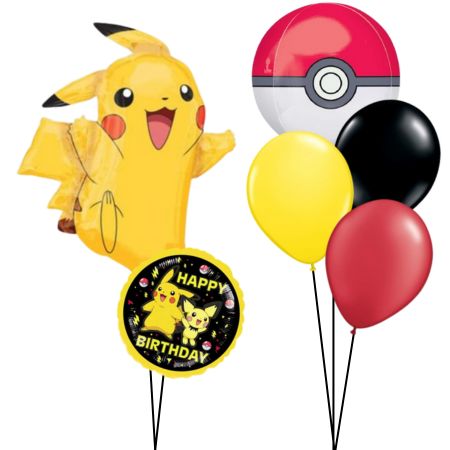 Helium Pikachu and Pokemon Balloons for Collection Ruislip I My Dream Party Shop