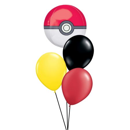 Pokemon Orbz Helium Balloon Bouquet I Pokemon Balloons for Collection I My Dream Party Shop Ruislip