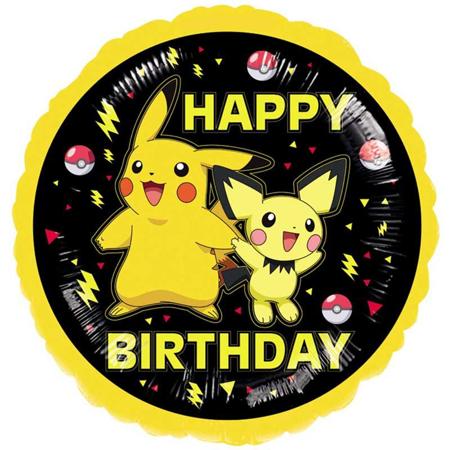 Pokemon Happy Birthday Balloon I Helium Pokemon Balloons I My Dream Party Shop UK