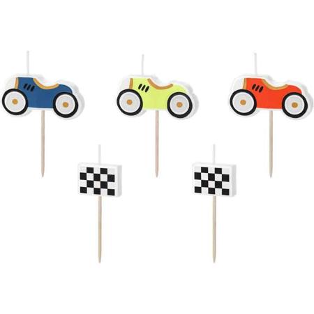 Racing Car Party Candles I Racing Car Party Supplies I My Dream Party Shop UK