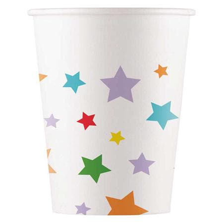 Rainbow Stars Party Cups I Rainbow Party Supplies I My Dream Party Shop UK