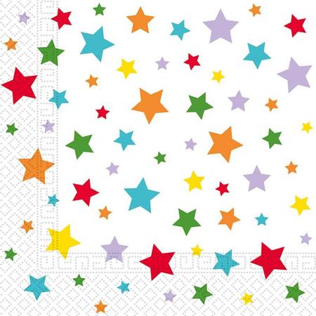 Rainbow Stars Napkins I Rainbow Party Supplies I My Dream Party Shop UK