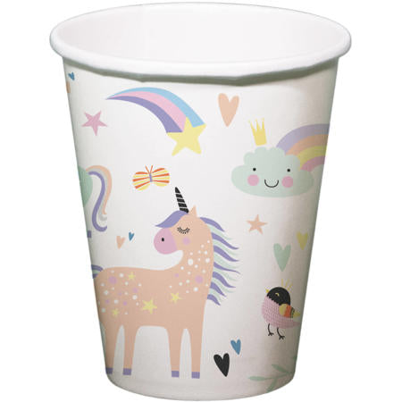 Unicorns and Rainbows Party Cups I Unicorn Party Decorations I My Dream Party Shop UK