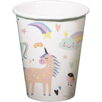 Unicorns and Rainbows Party Cups I Unicorn Party Tableware I My Dream Party Shop UK