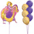 Rapunzel Supershape and 8 Latex Balloon Bouquet I Balloons for Collection Ruislip I My Dream Party Shop