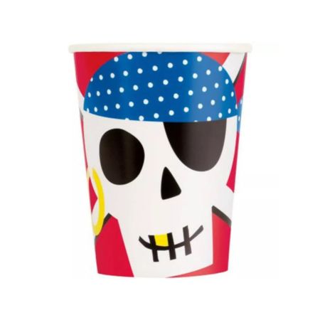 Red Ahoy Pirate Party Plates I Pirate Party Supplies I My Dream Party Shop UK