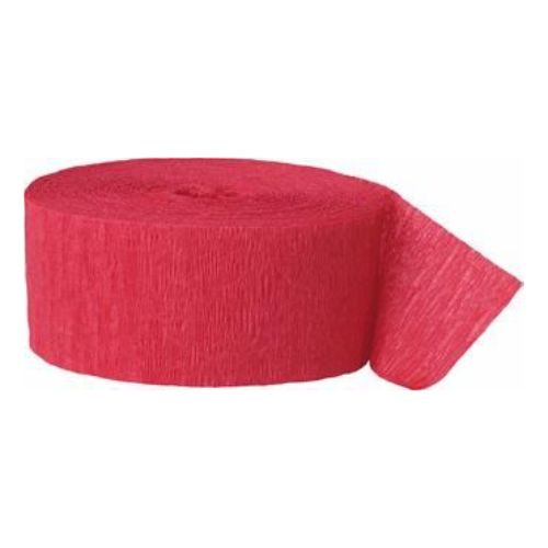Red Crepe Streamer I Pretty Party Decorations and Streamers I My Dream Party Shop UK